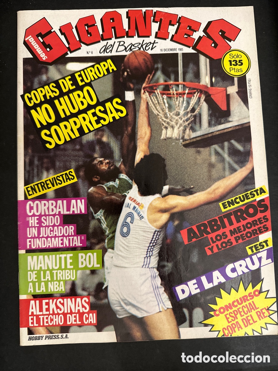 Coleccionismo de Revistas y Peri&oacute;dicos: Revista gigantes del basket numero 6 sin poster