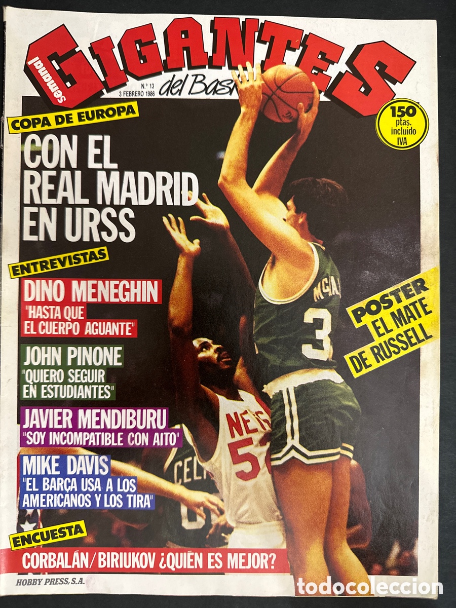 Coleccionismo de Revistas y Peri&oacute;dicos: Revista gigantes del basket numero 13 sin poster