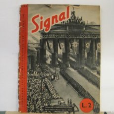 Coleccionismo de Revistas y Periódicos: SIGNAL-AÑO 1940-NUMERO 9-VERSION ALEMANA-REVISTA ANTIGUA NAZI-VER FOTOS-(V-24.097). Lote 403072704