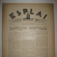 Coleccionismo de Revistas y Periódicos: ESPLAI-REVISTA POPULAR-ANY II NUMERO 12-21 DE FEBRER DE 1932-VER FOTOS-(V-24.107). Lote 403078019