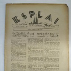 Coleccionismo de Revistas y Periódicos: ESPLAI-REVISTA POPULAR-ANY II NUMERO 13-28 DE FEBRER DE 1932-VER FOTOS-(V-24.108). Lote 403078164