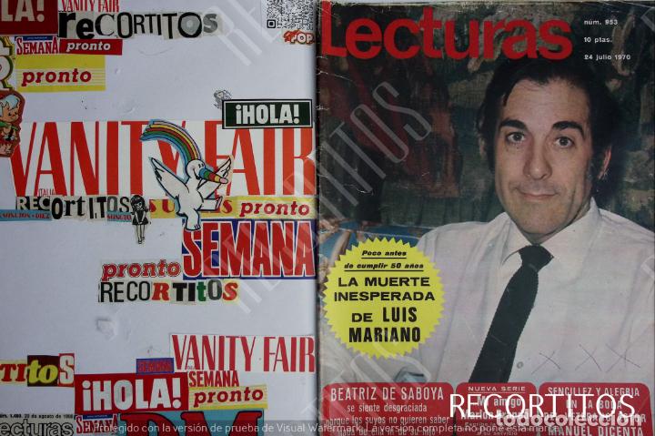 Collection Magazines and Newspapers: recorte portada luis mariano