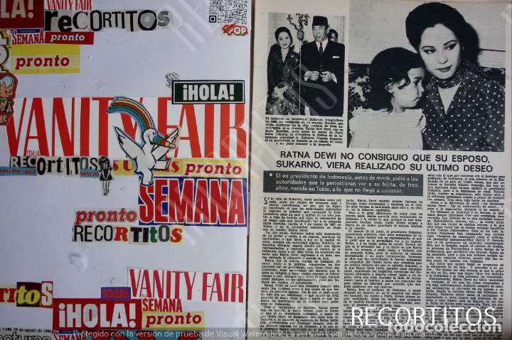 Collection Magazines and Newspapers: DEWI SUKARNO