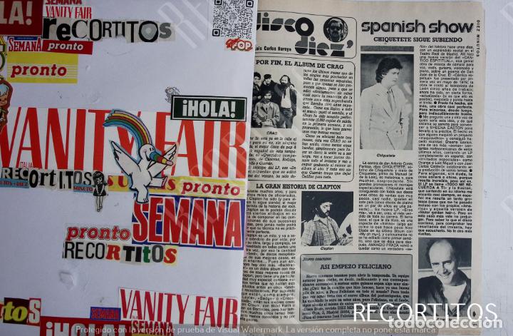 Coleccionismo de Revistas y Peri&oacute;dicos: crag clapton eric chiquetette amancio