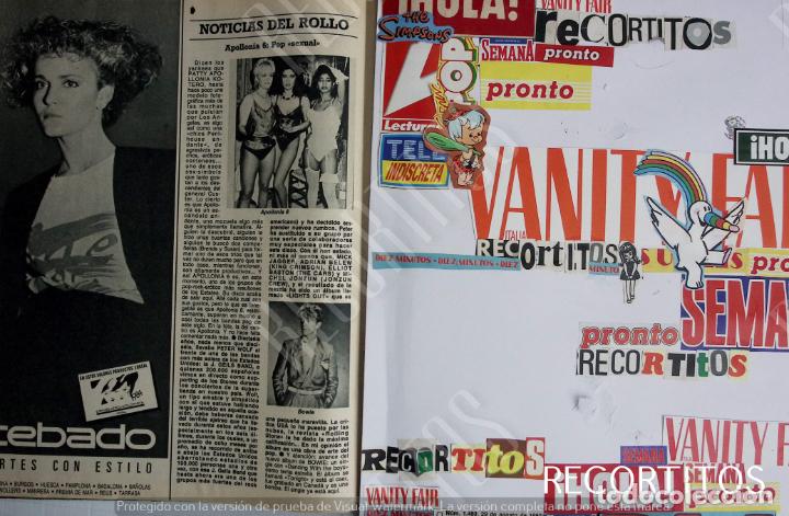 Coleccionismo de revistas y peri&oacute;dicos: apollonia 6 david bowie