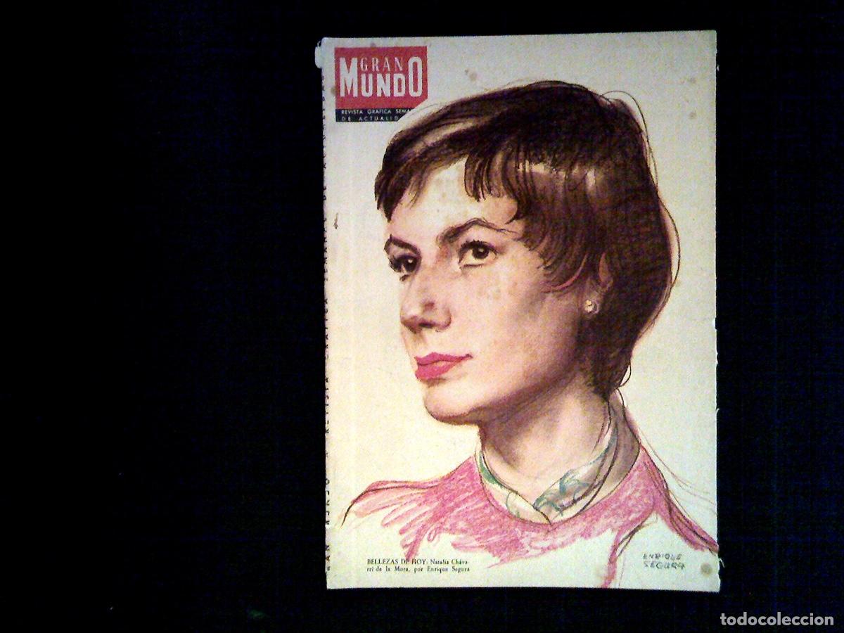 Collezionismo di Riviste e Giornali: GRAN MUNDO. Revista Grafica Ilustrada Abril 1956 N&ordm; 104 - Ava Gardner -