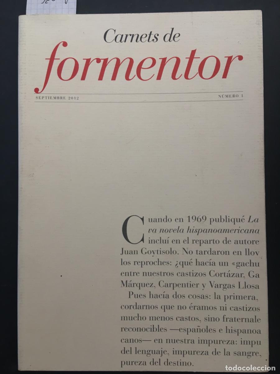 Colecionismo de Revistas e Jornais: CARNETS DE FORMENTOR, SEPTIEMBRE 2012, NUMERO 1