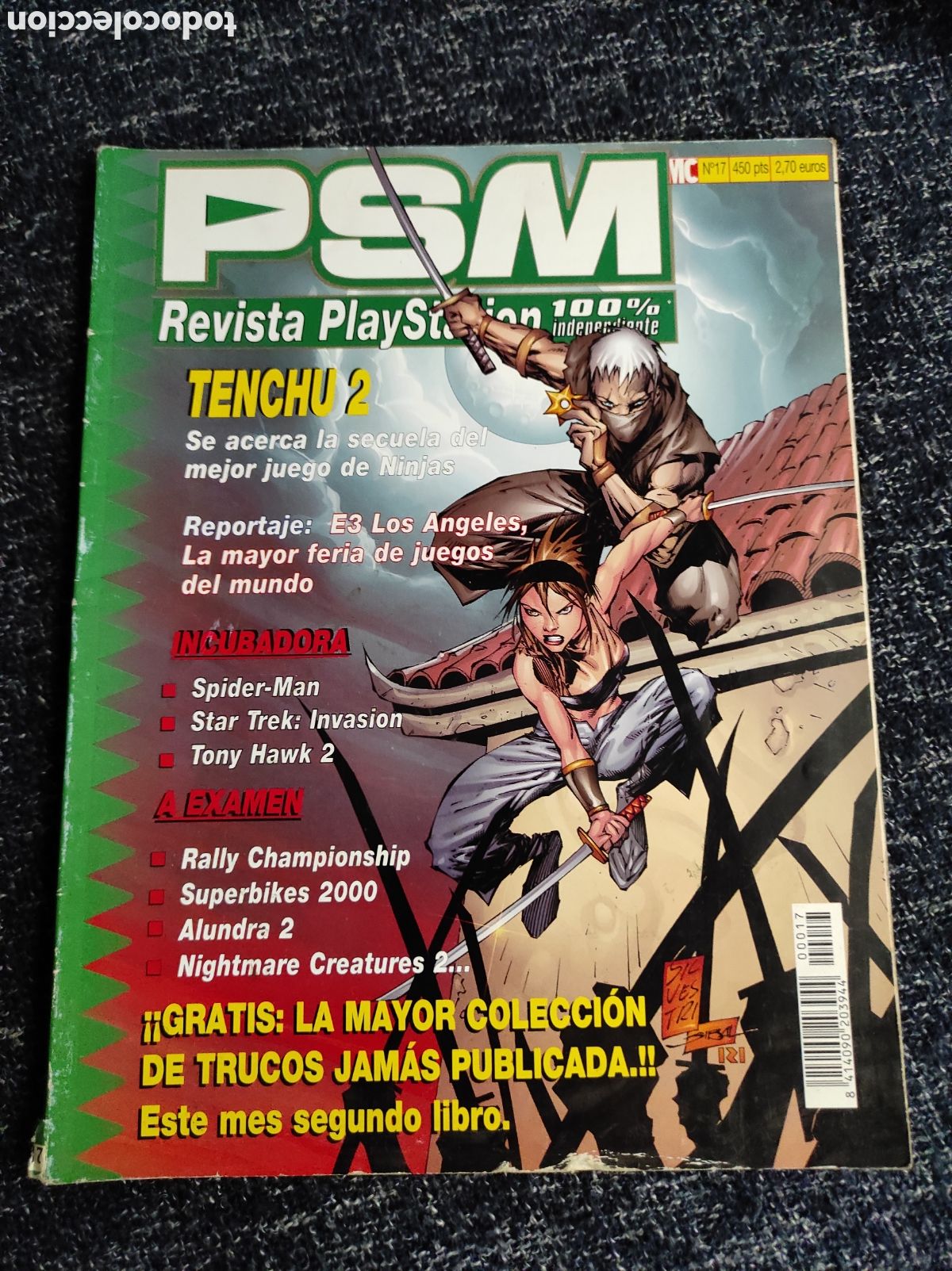 Collection Magazines and Newspapers: PSM N&deg; 17 REVISTA PLAYSTATION INDEPENDIENTE - REVISTA DE VIDEOJUEGOS - POSTER DE 8 PAGINAS