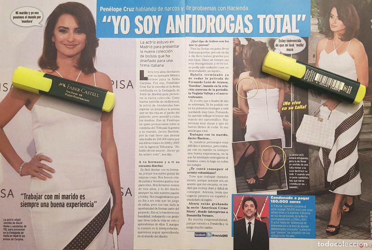 Collectionnisme de Revues et Journaux: Reportaje Pen&eacute;lope Cruz 20.05.17