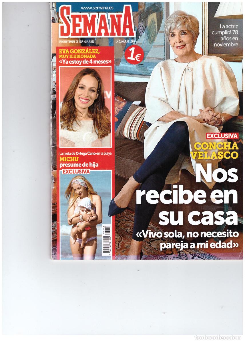 Coleccionismo de Revistas y Peri&oacute;dicos: REVISTA SEMANA: CONCHA VELASCO / MARTA SANCHEZ / HELEN LINDES / ANGEL NIETO / MADONNA