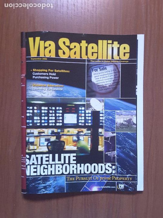 Coleccionismo de revistas y peri&oacute;dicos: Via Satellite September 2002. En ingl&eacute;s.