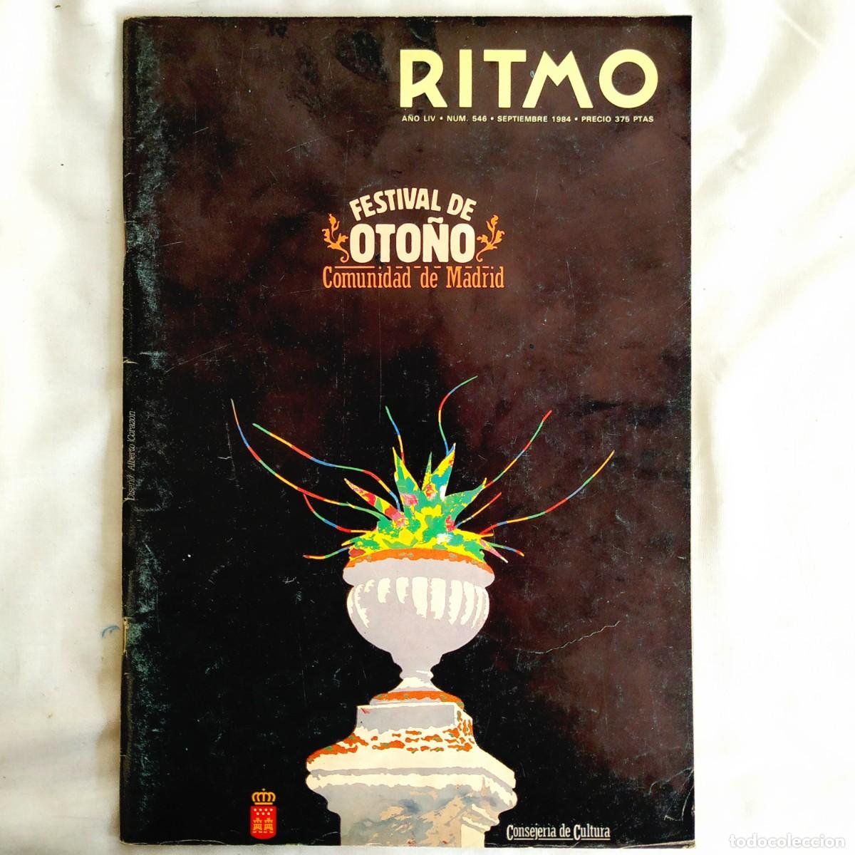 Coleccionismo de Revistas y Peri&oacute;dicos: REVISTA RITMO, N&Uacute;M. 546, OCTUBRE 1984 - PEDRO LERMA - BOULEZ DIRIGE A WAGNER - LIEDER SCHUBERT