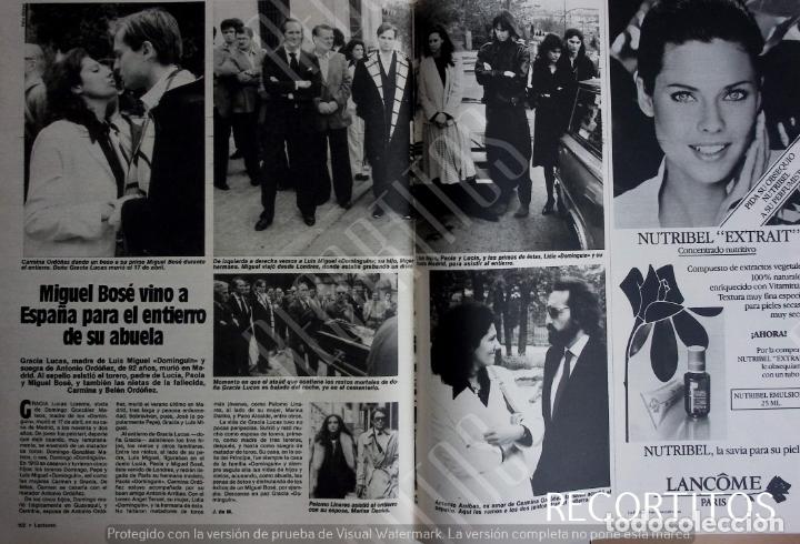 Coleccionismo de Revistas y Peri&oacute;dicos: miguel bose carmina ordo&ntilde;ez entierro de su abuela