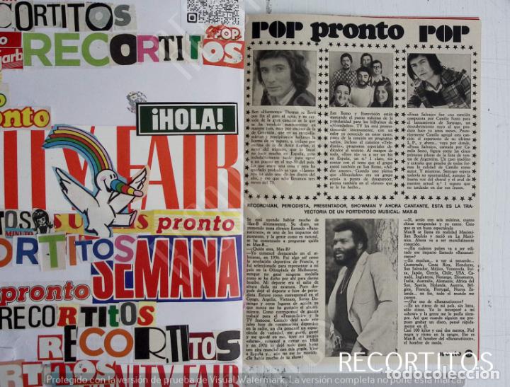 Coleccionismo de Revistas y Peri&oacute;dicos: sanyago mocedades camilo sesto ben harmont thomas max-b