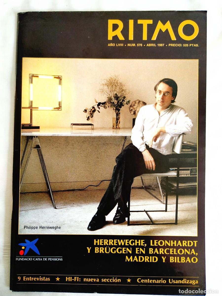 Collection Magazines and Newspapers: REVISTA RITMO, N&Uacute;M 576, ABRIL 1987 - HERREWEGHE - HI-FI - USANDIZAGA - FEST. CANARIAS - FRENI