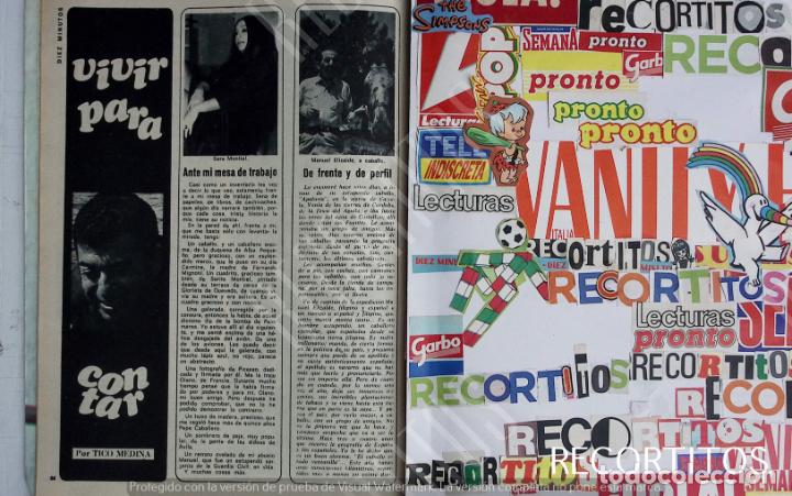 Coleccionismo de revistas y peri&oacute;dicos: sara montiel
