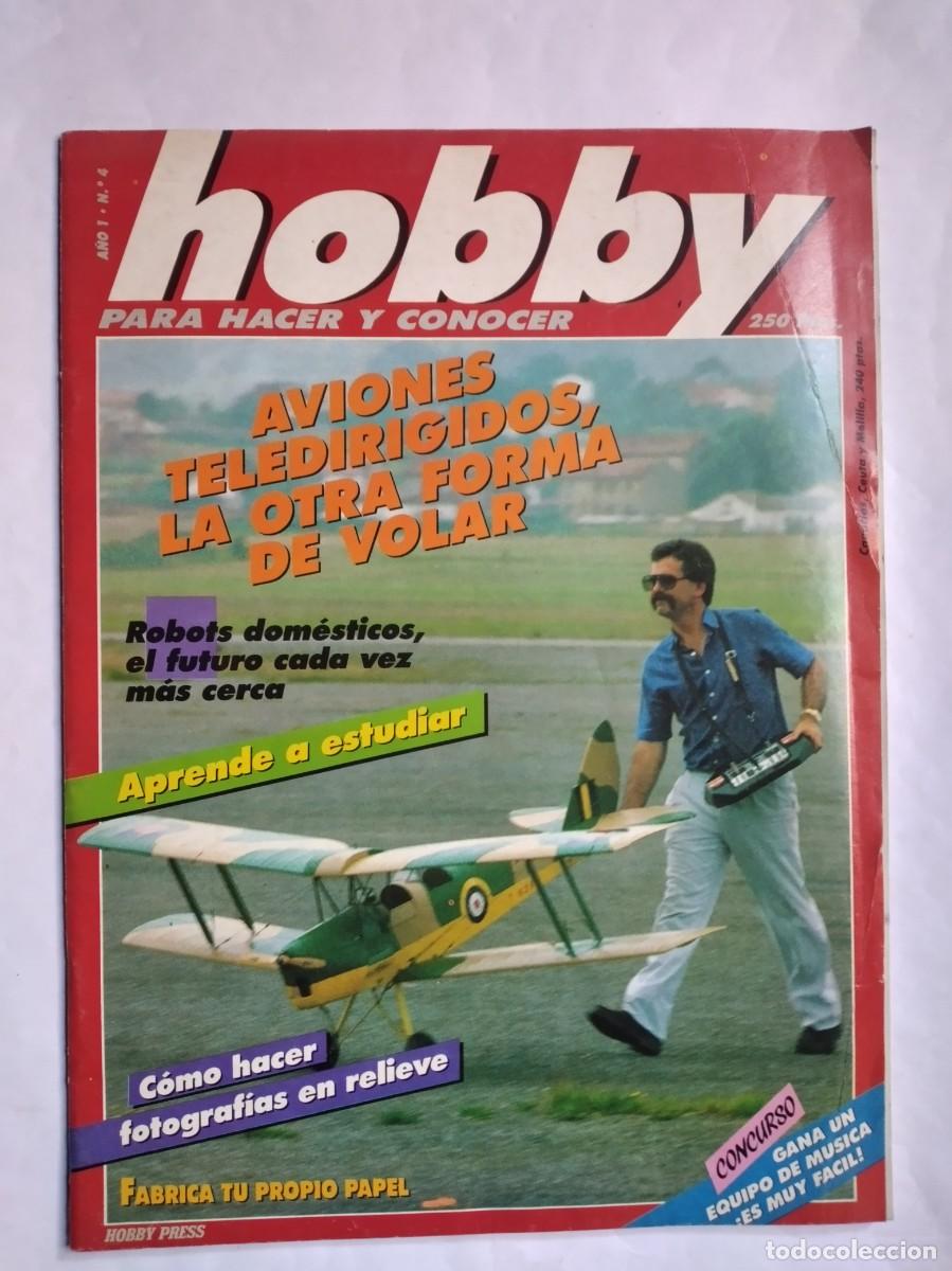 Collezionismo di Riviste e Giornali: HOBBY PARA HACER Y CONOCER N&ordm; 4 1986 AVIONES TELEDIRIGIDOS APRENDE A ESTUDIAR