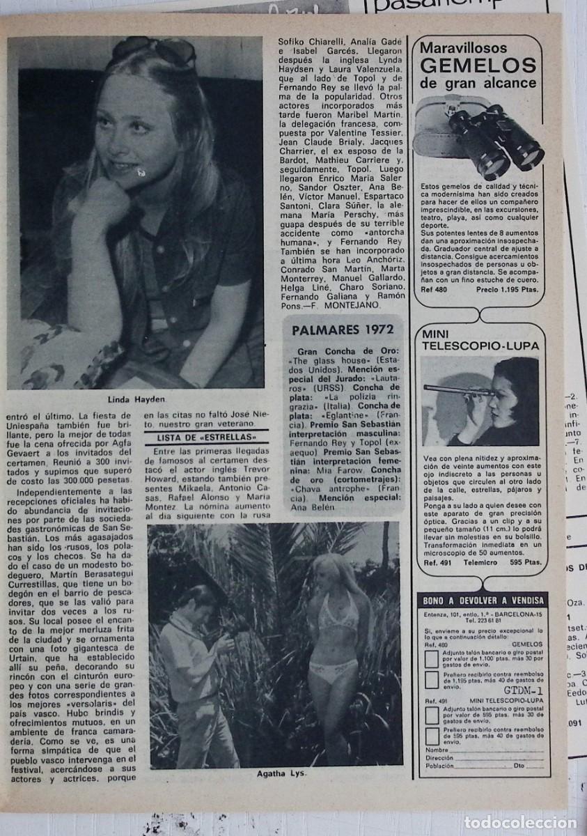 Sammeln von Zeitschriften und Zeitungen: recorte linda hayden agata lis agatha lys
