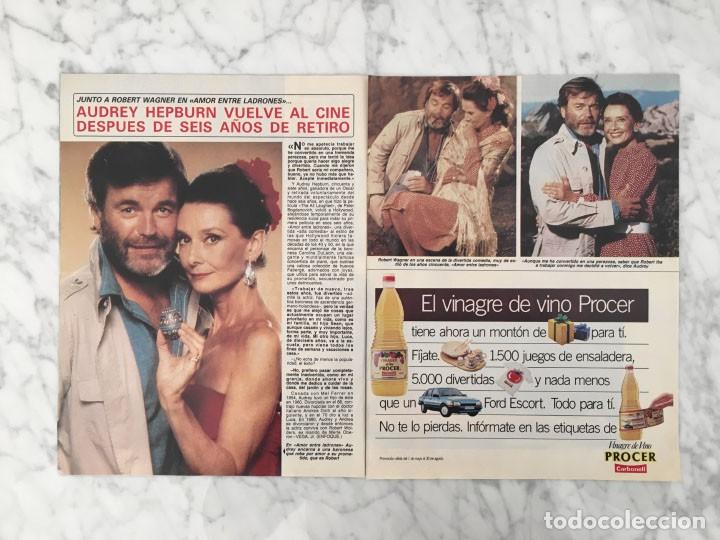 Collectionnisme de Revues et Journaux: REPORTAJE - AUDREY HEPBURN Y ROBERT WAGNER - 1987