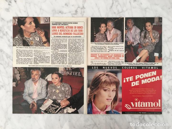 Coleccionismo de revistas y peri&oacute;dicos: REPORTAJE - SARA MONTIEL - 1987