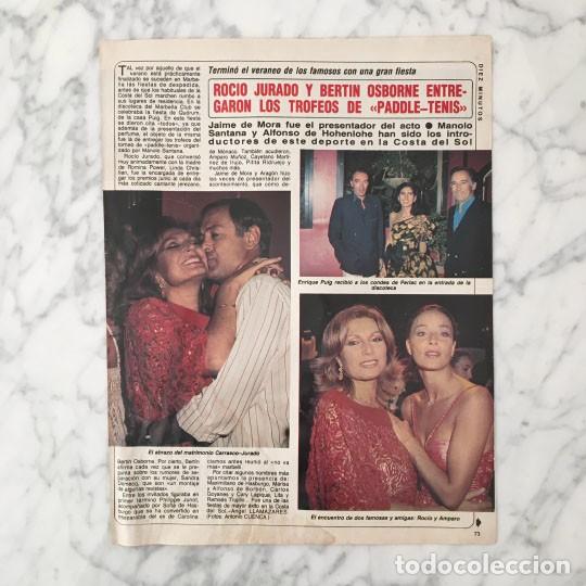 Coleccionismo de Revistas y Peri&oacute;dicos: REPORTAJE - ROCIO JURADO - 1984