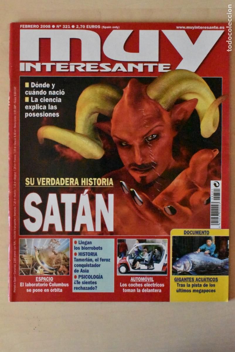 Coleccionismo de Revistas y Peri&oacute;dicos: Revista Muy Interesante. N.&ordm; 321. Sat&aacute;n