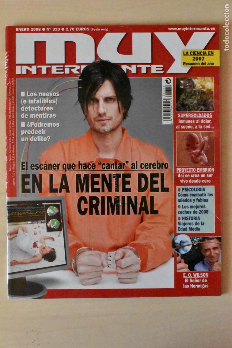 Coleccionismo de Revistas y Peri&oacute;dicos: Revista Muy Interesante. N.&ordm; 320. En la mente del criminal