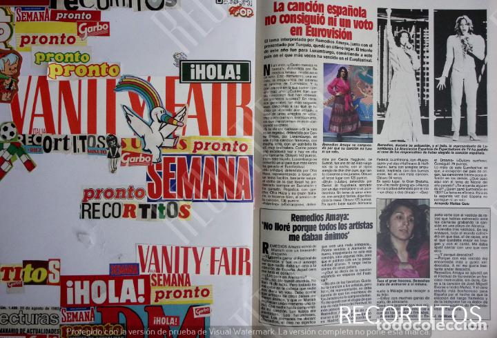 Coleccionismo de Revistas y Peri&oacute;dicos: remedios amaya eurovision