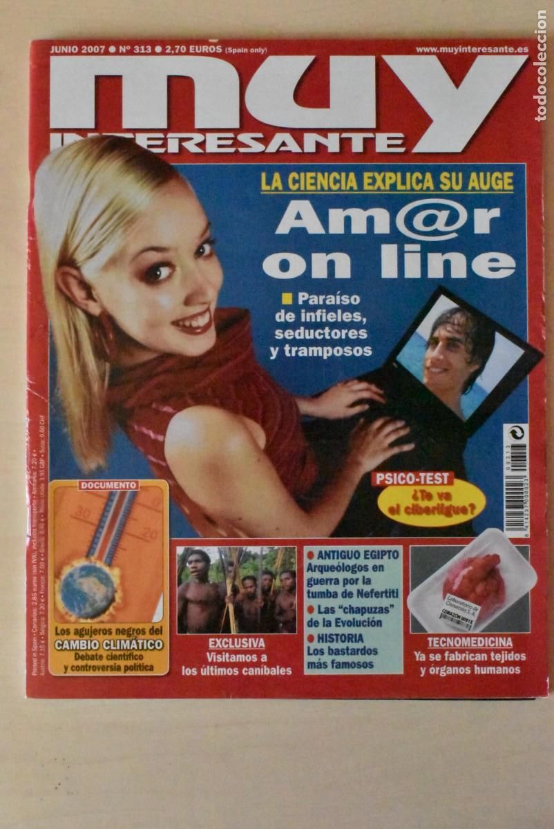 Coleccionismo de Revistas y Peri&oacute;dicos: Revista Muy Interesante. N.&ordm; 313. Am@r oinline