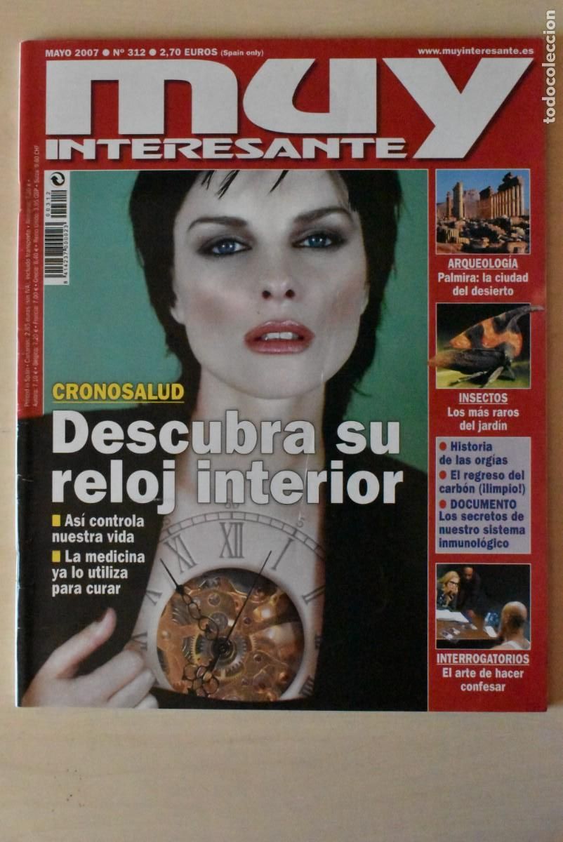 Coleccionismo de Revistas y Peri&oacute;dicos: Revista Muy Interesante. N.&ordm; 312. Descubra su reloj interior