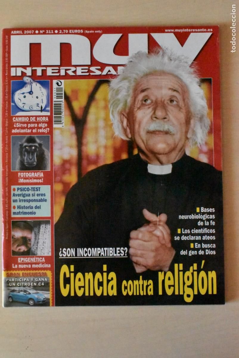 Coleccionismo de Revistas y Peri&oacute;dicos: Revista Muy Interesante. N.&ordm; 311. Ciencia contra religi&oacute;n