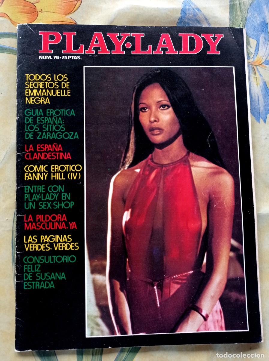 Coleccionismo de Revistas y Peri&oacute;dicos: REVISTA EROTICA PLAYLADY N&ordm; 76 / LAURA GEMSER, SUSANA ESTRADA, MARCHA EN ZARAGOZA