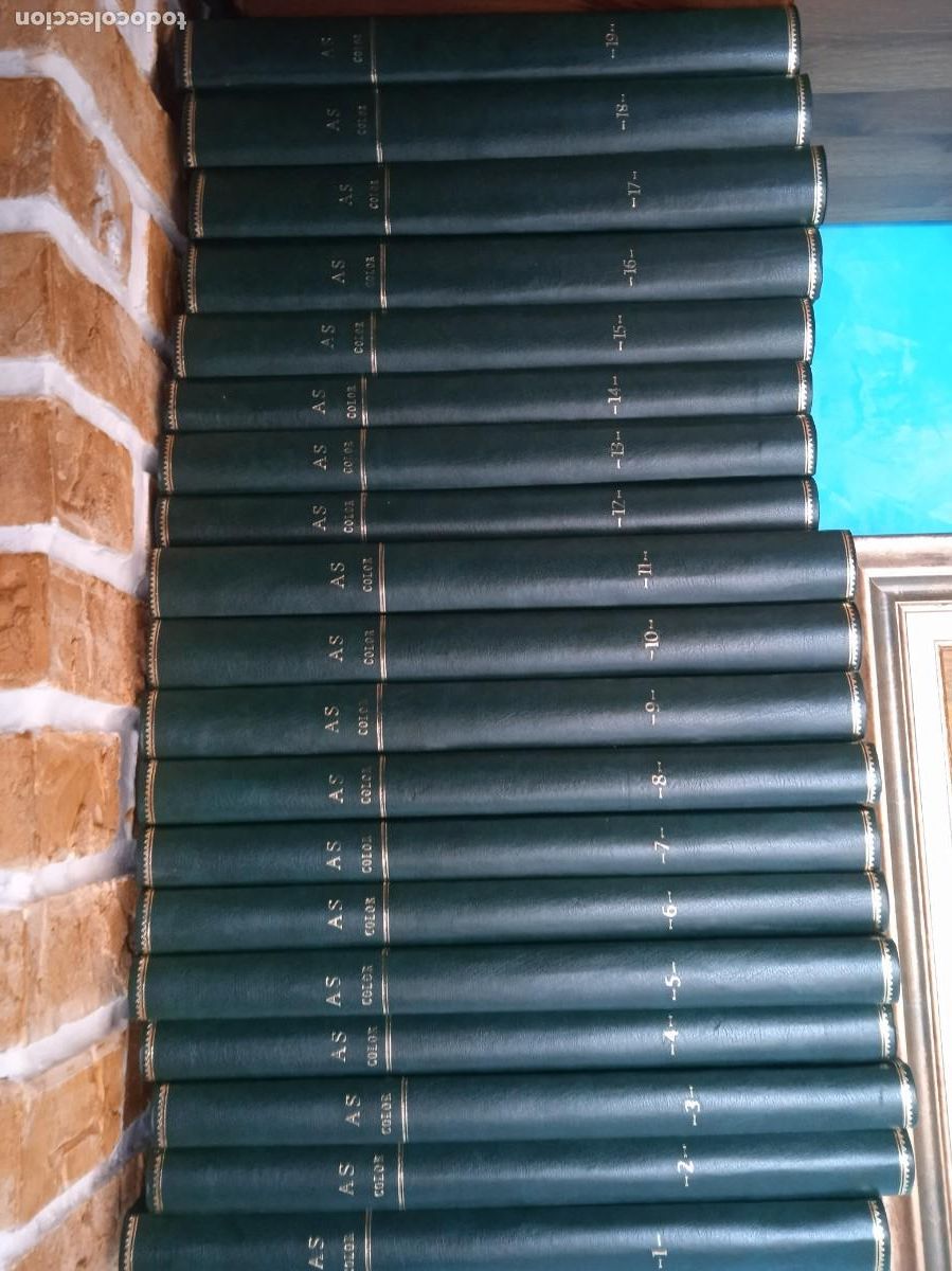 Coleccionismo de Revistas y Peri&oacute;dicos: Colecci&oacute;n de AS COLOR completa encuadernada