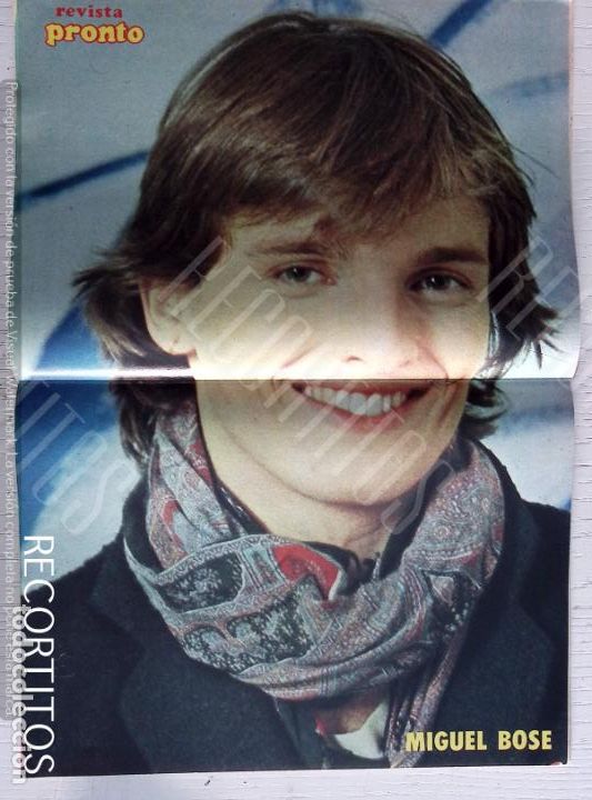 Coleccionismo de Revistas y Peri&oacute;dicos: POSTER MIGUEL BOSE