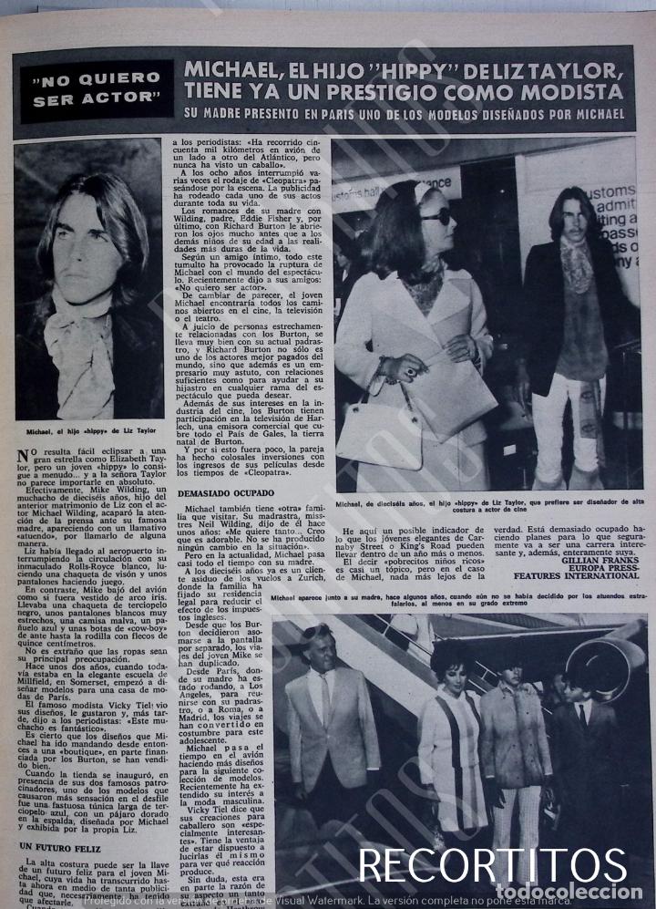 Coleccionismo de Revistas y Peri&oacute;dicos: MIKE WILDING MICHAEL ELIZABETH TAYLOR LIZ