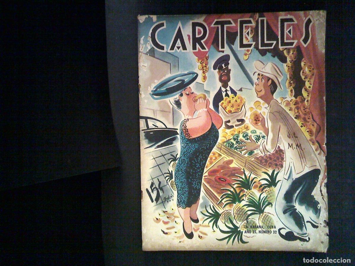 Coleccionismo de Revistas y Peri&oacute;dicos: Revista CARTELES La Habana Cuba 1954 n&ordm; 32 - Victor Hugo, ...