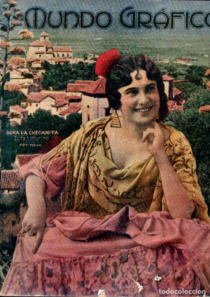 Coleccionismo de Revistas y Peri&oacute;dicos: MUNDO GRAFICO N&ordm; 445 - 28 ABRIL 1920 - DORA LA CHECANITA