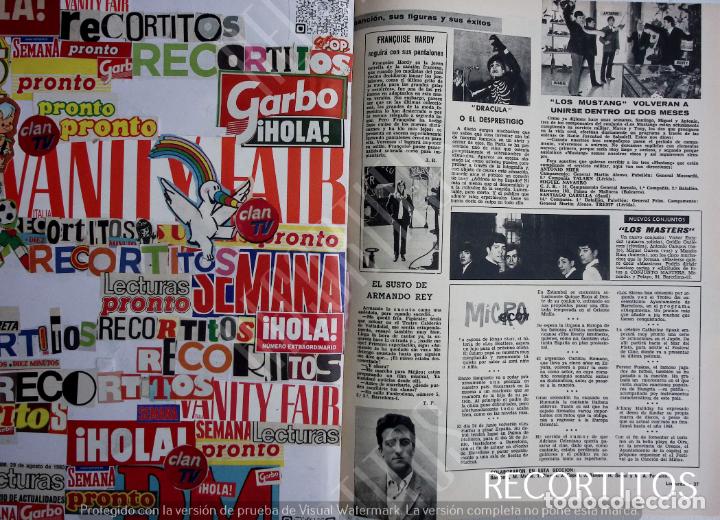 Coleccionismo de Revistas y Peri&oacute;dicos: ARMANDO REY FRANCOISE HARDY DRACULA LOS MASTERS MUSTANGS