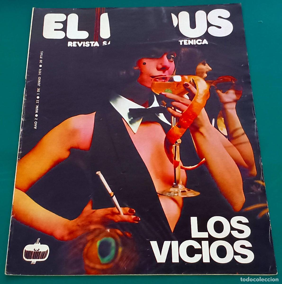 Coleccionismo de Revistas y Peri&oacute;dicos: REVISTA EL PAPUS --- NUMERO 33 --- LOS VICIOS --- JUN 1974