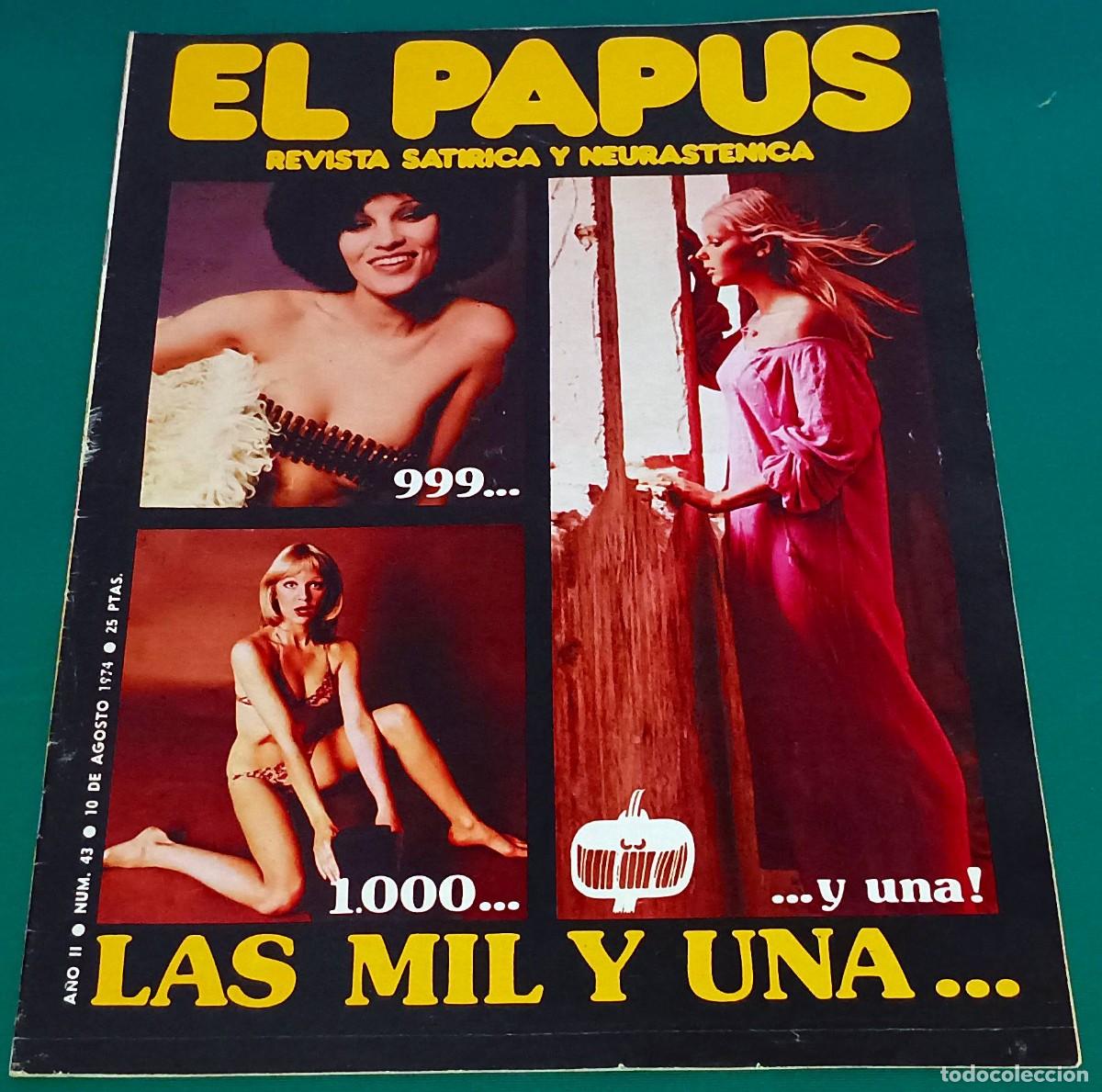 Coleccionismo de Revistas y Peri&oacute;dicos: REVISTA EL PAPUS --- NUMERO 43 --- LAS MIL Y UNA... --- AGO 1974