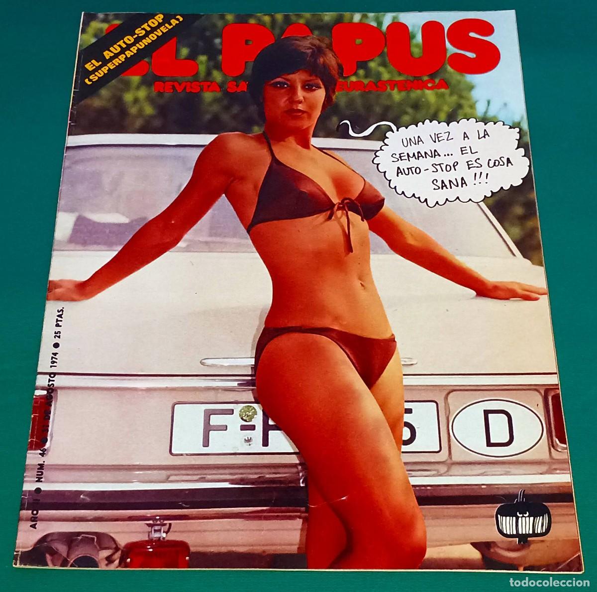 Coleccionismo de Revistas y Peri&oacute;dicos: REVISTA EL PAPUS --- NUMERO 46 --- EL AUTO-STOP --- AGO 1974