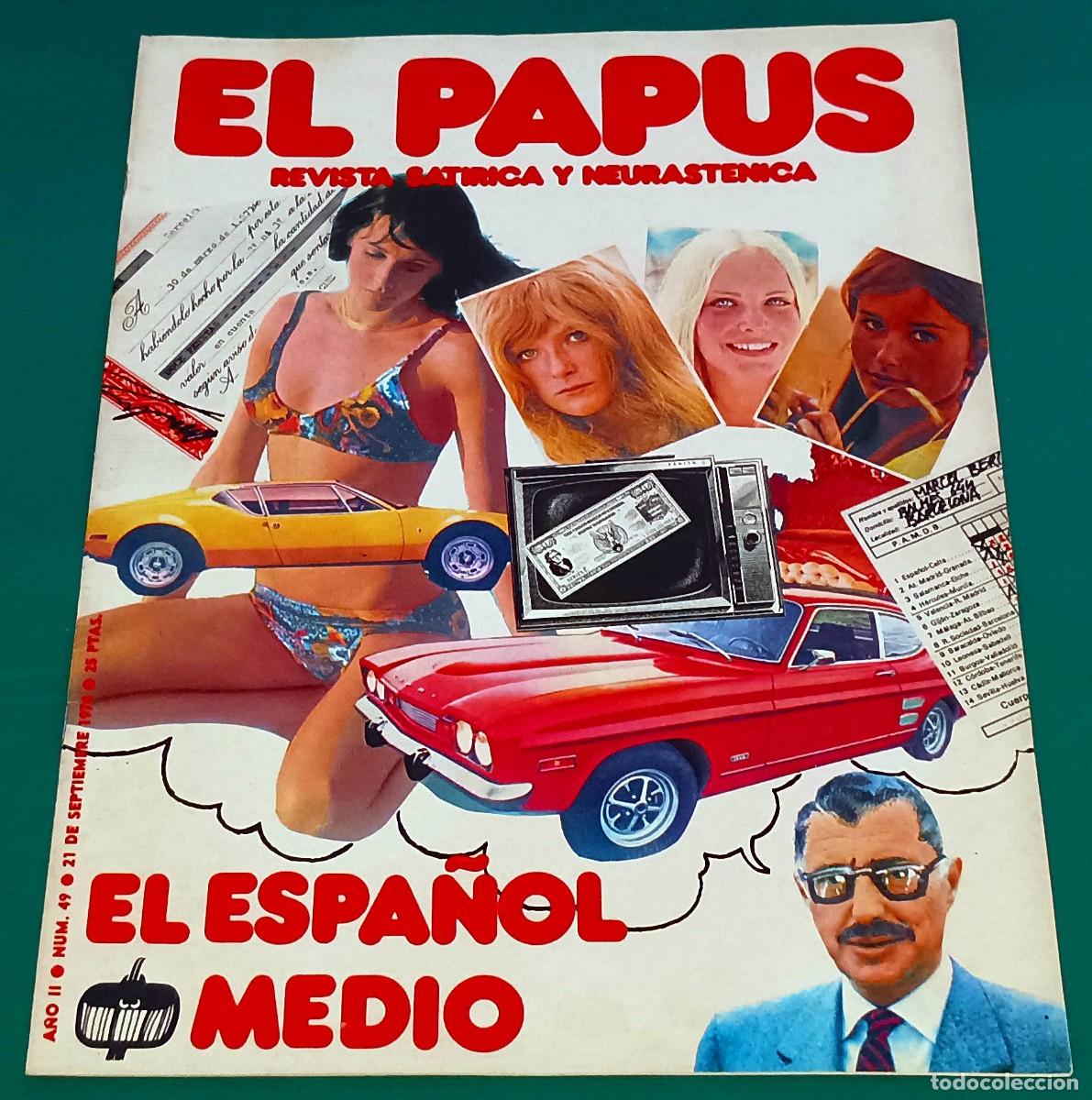 Coleccionismo de Revistas y Peri&oacute;dicos: REVISTA EL PAPUS --- NUMERO 49 --- SEP 1974