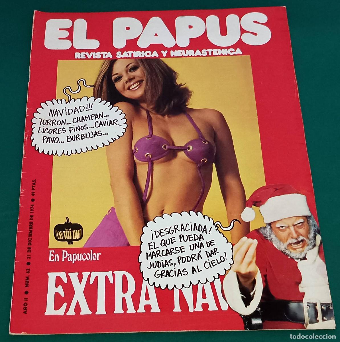 Coleccionismo de Revistas y Peri&oacute;dicos: REVISTA EL PAPUS --- NUMERO 62 --- DIC 1974