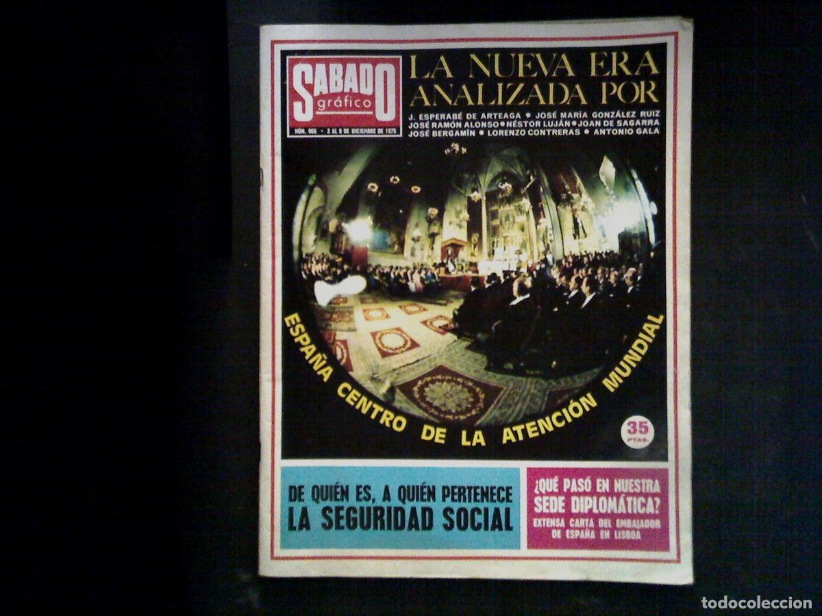 Coleccionismo de Revistas y Peri&oacute;dicos: SABADO GR&Aacute;FICO n&ordm; 966 Dic. 1975 . ANTONIO GALA, GERALD FORD, PEARL HARBOUR, ...