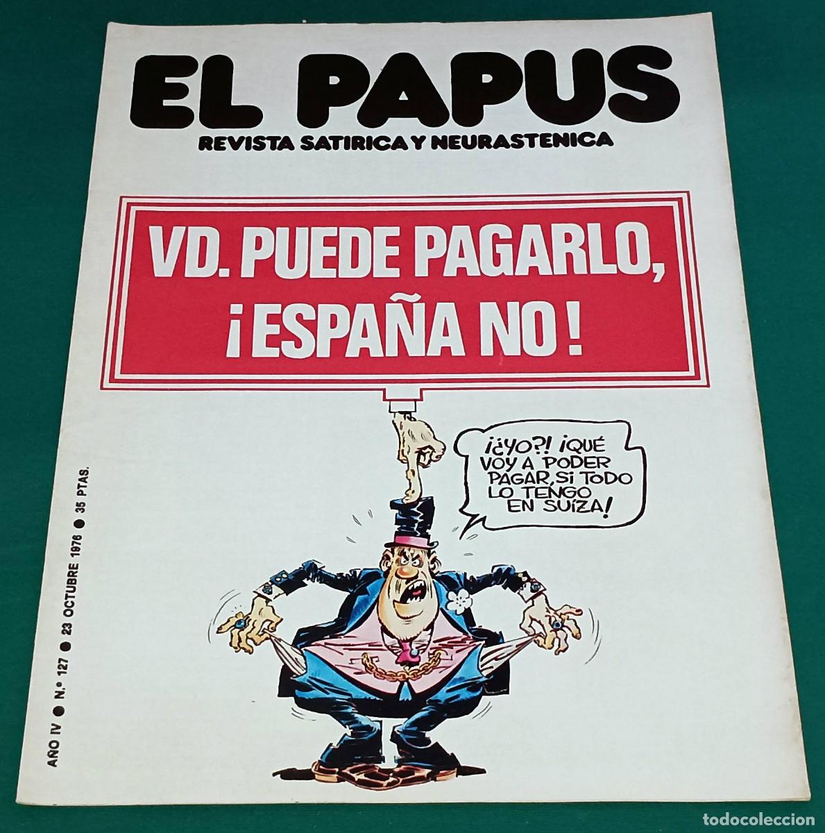 Coleccionismo de Revistas y Peri&oacute;dicos: REVISTA EL PAPUS --- NUMERO 127 --- OCT 1976