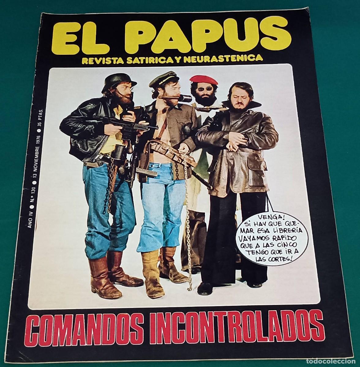 Coleccionismo de Revistas y Peri&oacute;dicos: REVISTA EL PAPUS --- NUMERO 130 --- NOV 1976