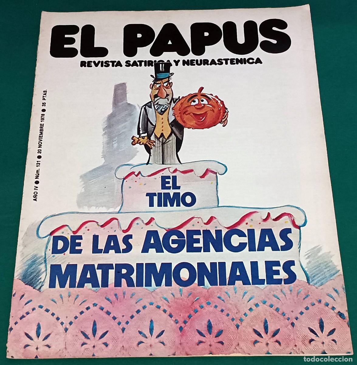 Coleccionismo de Revistas y Peri&oacute;dicos: REVISTA EL PAPUS --- NUMERO 131 --- NOV 1976
