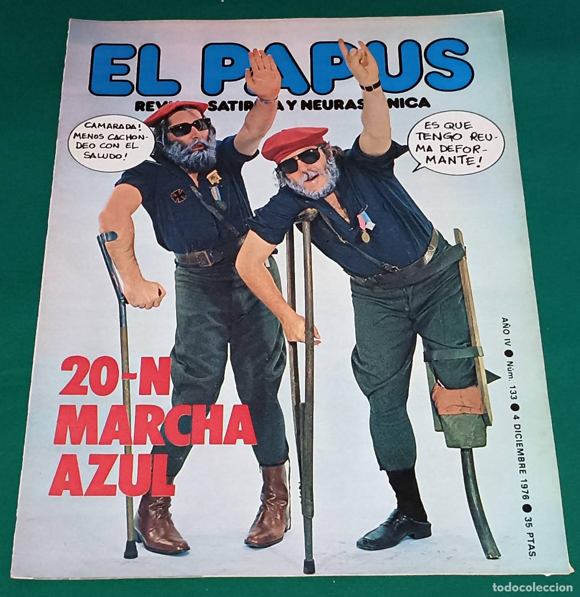 Coleccionismo de Revistas y Peri&oacute;dicos: REVISTA EL PAPUS --- NUMERO 133 --- DIC 1976
