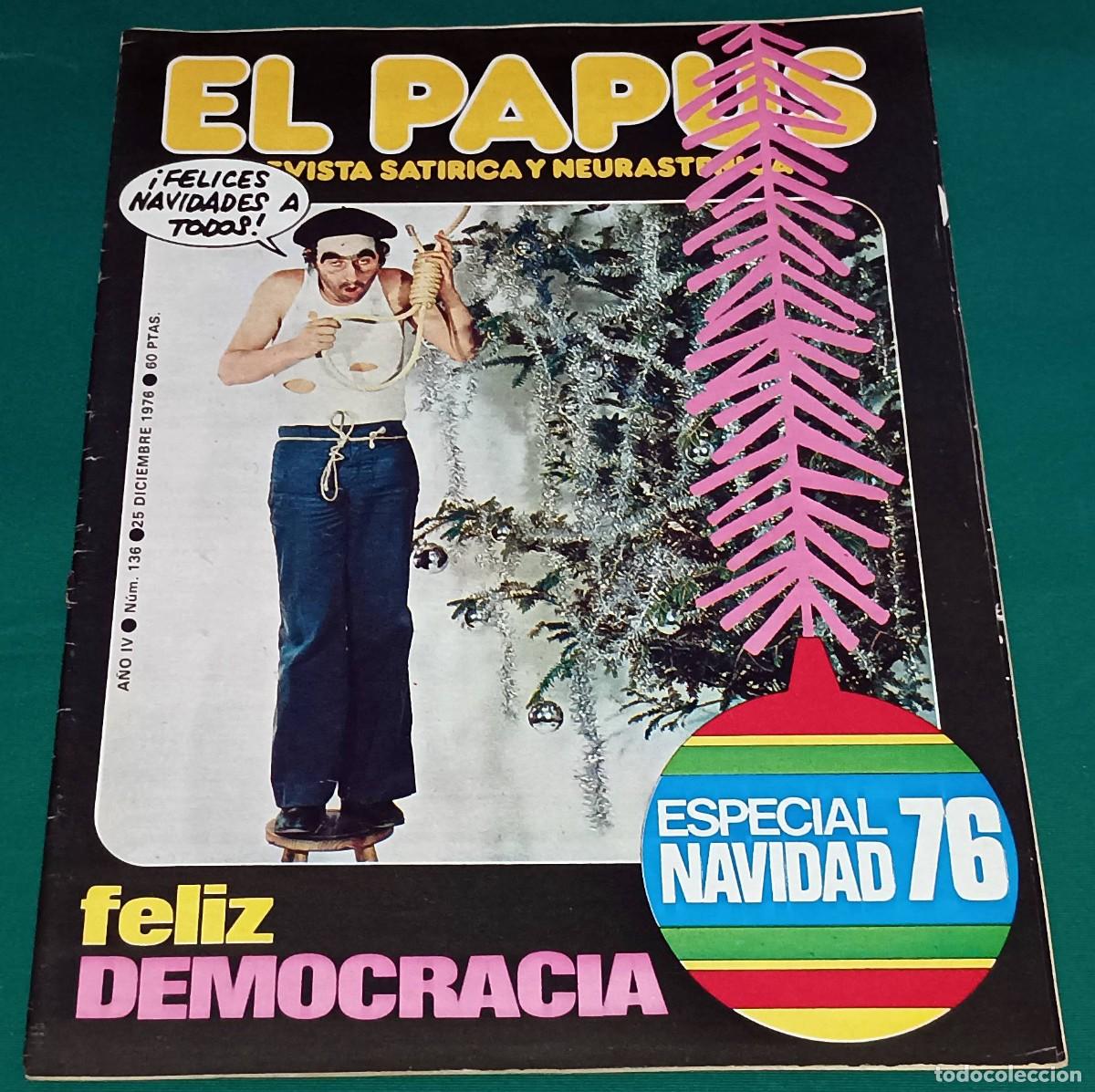 Coleccionismo de Revistas y Peri&oacute;dicos: REVISTA EL PAPUS --- NUMERO 136 EXTRA NAVIDAD --- DIC 1976