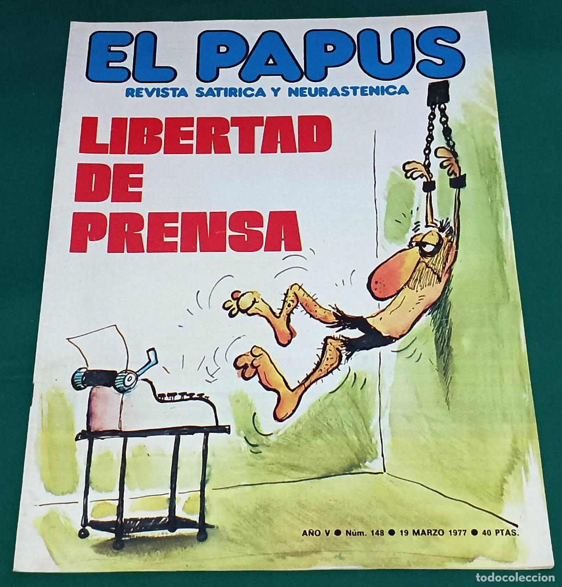Coleccionismo de Revistas y Peri&oacute;dicos: REVISTA EL PAPUS --- NUMERO 148 --- MAR 1977